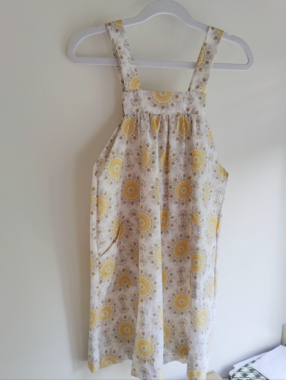 Vintage Fabric Sunflower Sundress Size 4/5 Years